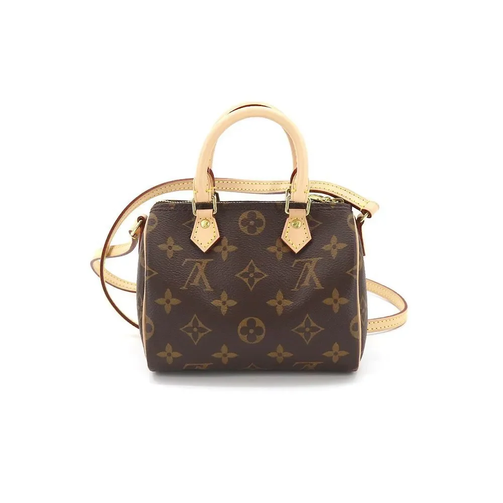 Louis Vuitton Monogram Nano Speedy Shoulder Bag